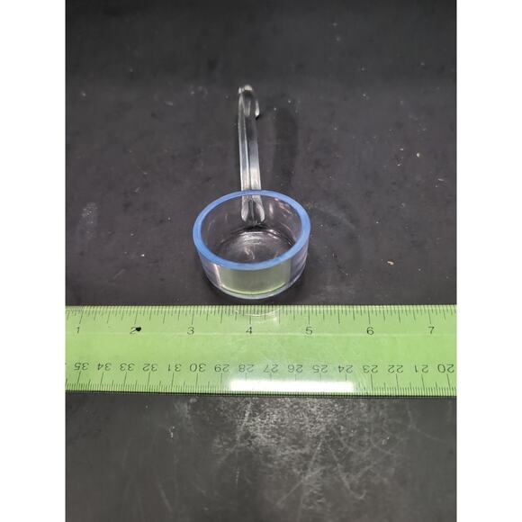 Fostoria Blue Azure Whip Cream Ladle, Dipper, Collectible Glassware, Serveware - Picture 7 of 8